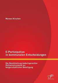 E-Partizipation in kommunalen Entscheidungen