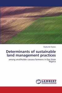 Determinants of sustainable land management practices