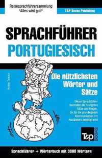 Sprachfuhrer Deutsch-Portugiesisch Und Thematischer Wortschatz Mit 3000 Wortern