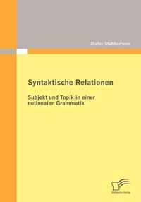 Syntaktische Relationen