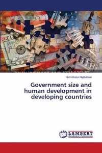 Government size and human development in developing countries