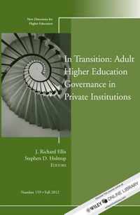 In Transition: Adult Higher Education Governance in Private Institutions