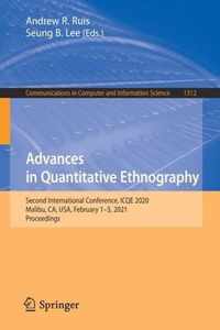 Advances in Quantitative Ethnography