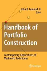 Handbook of Portfolio Construction