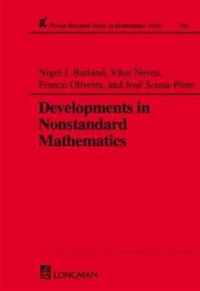 Developments in Nonstandard Mathematics