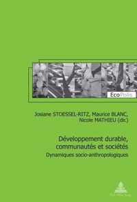 Developpement Durable, Communautes Et Societes