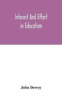 Interest and effort in education