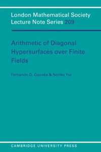 Arithmetic of Diagonal Hypersurfaces over Finite Fields