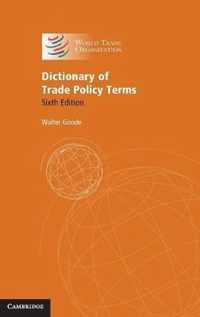 Dictionary of Trade Policy Terms