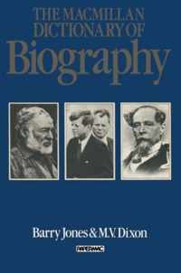 The Macmillan Dictionary of Biography