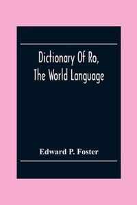 Dictionary Of Ro, The World Language