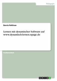 Lernen mit dynamischer Software auf www.dynamisch-lernen.npage.de