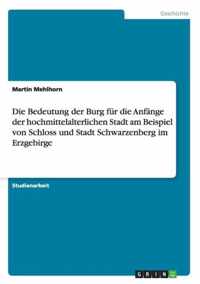 Die Bedeutung der Burg fur die Anfange der hochmittelalterlichen Stadt am Beispiel von Schloss und Stadt Schwarzenberg im Erzgebirge