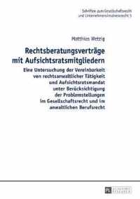 Rechtsberatungsvertraege Mit Aufsichtsratsmitgliedern