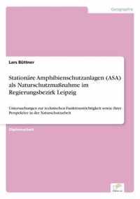 Stationare Amphibienschutzanlagen (ASA) als Naturschutzmassnahme im Regierungsbezirk Leipzig