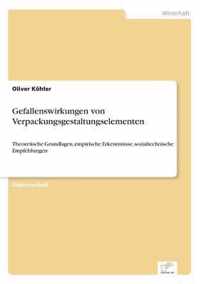 Gefallenswirkungen von Verpackungsgestaltungselementen