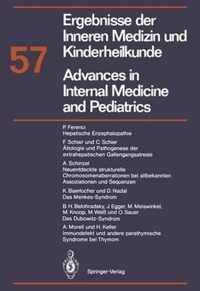 Ergebnisse Der Inneren Medizin Und Kinderheilkunde/Advances in Internal Medicine and Pediatrics