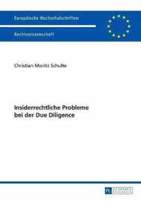 Insiderrechtliche Probleme Bei Der Due Diligence