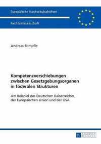 Kompetenzverschiebungen zwischen Gesetzgebungsorganen in föderalen Strukturen