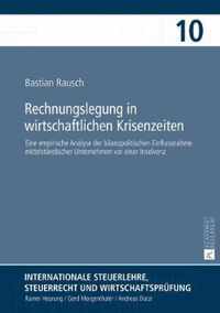 Rechnungslegung in Wirtschaftlichen Krisenzeiten