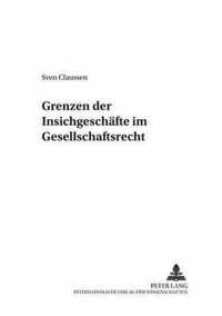 Grenzen Der Insichgeschaefte Im Gesellschaftsrecht