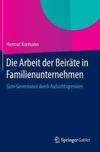 Die Arbeit Der Beirate in Familienunternehmen