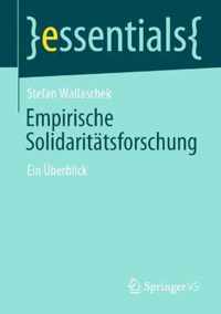 Empirische Solidaritaetsforschung