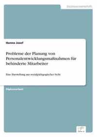 Probleme der Planung von Personalentwicklungsmassnahmen fur behinderte Mitarbeiter