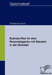 Business-Plan fur eine Personalagentur mit Standort in der Slowakei