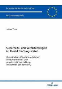 Sicherheits- Und Verhaltensregeln Im Produkthaftungsstatut