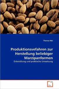 Produktionsvefahren zur Herstellung beliebiger Marzipanformen