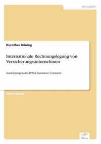 Internationale Rechnungslegung von Versicherungsunternehmen