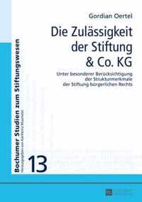 Die Zulaessigkeit Der Stiftung & Co. Kg