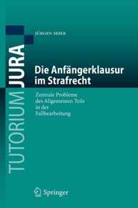 Die Anfangerklausur Im Strafrecht