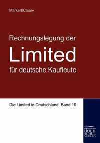 Rechnungslegung der Limited für deutsche Kaufleute