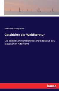 Geschichte der Weltliteratur