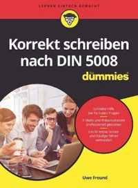 Korrekt schreiben nach DIN 5008 fur Dummies