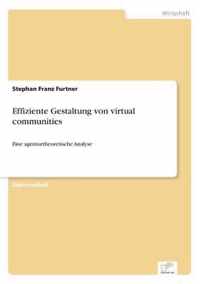 Effiziente Gestaltung von virtual communities