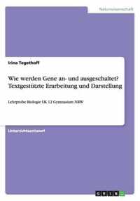 Wie werden Gene an- und ausgeschaltet? Textgestutzte Erarbeitung und Darstellung