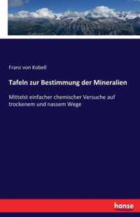 Tafeln zur Bestimmung der Mineralien