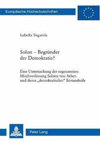 Solon - Begründer der Demokratie?