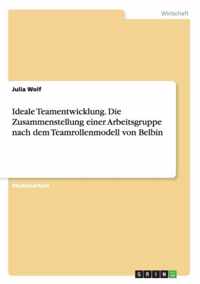 Ideale Teamentwicklung. Die Zusammenstellung einer Arbeitsgruppe nach dem Teamrollenmodell von Belbin