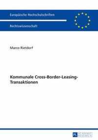 Kommunale Cross-Border-Leasing-Transaktionen