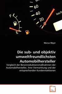 Die sub- und objektiv umweltfreundlichsten Automobilhersteller