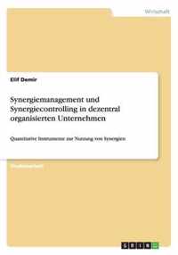 Synergiemanagement und Synergiecontrolling in dezentral organisierten Unternehmen