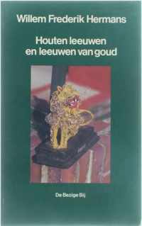 Houten leeuwen en leeuwen van goud