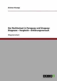 Der Rechtsstaat in Paraguay und Uruguay: Diagnose - Vergleich - Erklärungsversuch