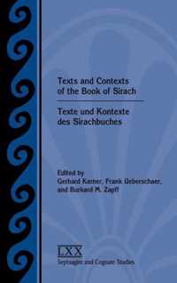 Texts and Contexts of the Book of Sirach / Texte und Kontexte des Sirachbuches