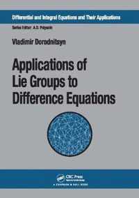 Applications of Lie Groups to Difference Equations