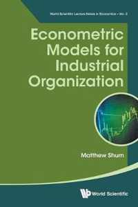 Econometric Models For Industrial Organization